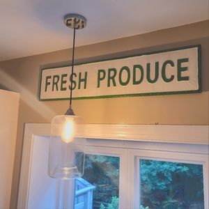 Vintage Metal Sign Large (from Lucketts, VA) - Fresh Produce